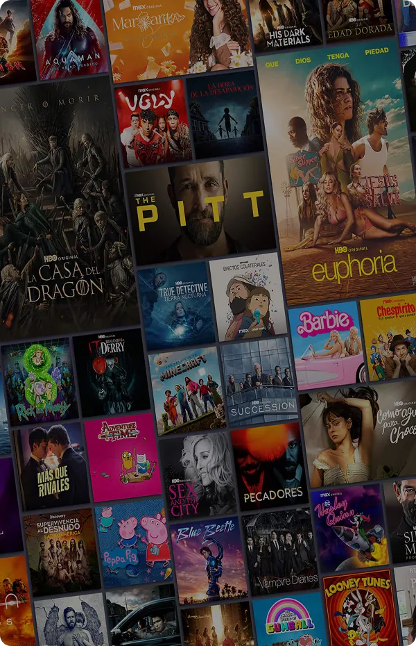 Catálogo de series y películas de HBO Max