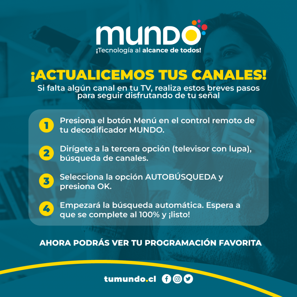¿Búsqueda de canales? - Mundo Feed ConfigCanales