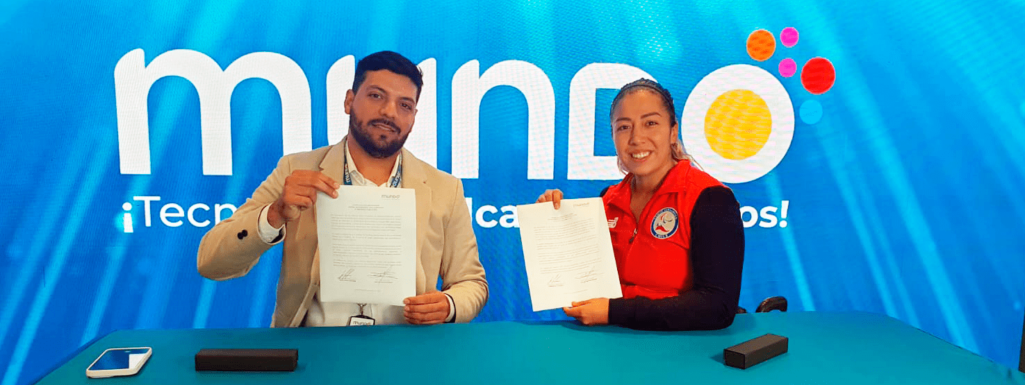 banner Katherinne Wollermann la mejor deportista de Canotaje Paralímpico de Chile se une a MUNDO Telecomunicaciones