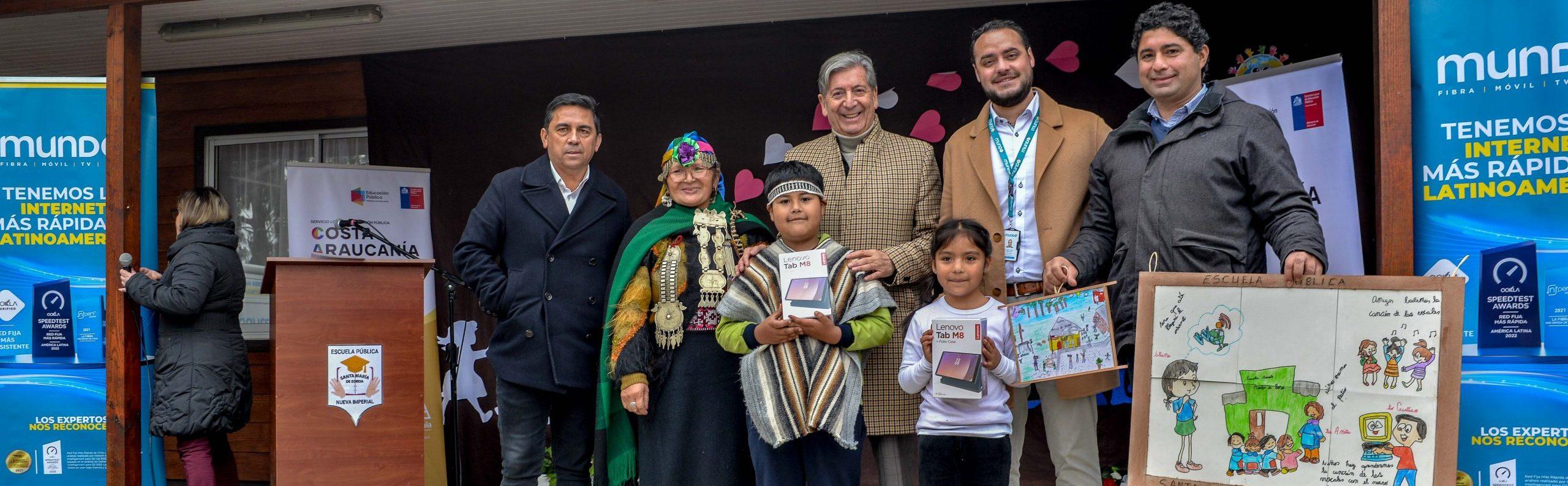banner MUNDO Telecomunicaciones entregó la internet más veloz a la comunidad Mapuche Carlos Cayuqueo III de Nueva Imperial