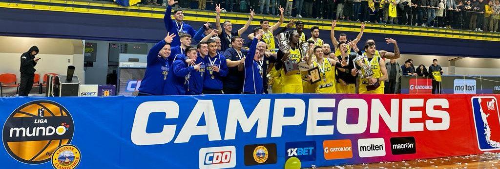 banner UdeC se coronó como Tricampeón del Básquetbol Chileno en la Liga MUNDO by Cecinas Llanquihue 2023