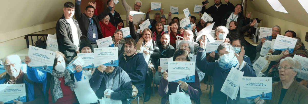 banner MUNDO desarrolló su Programa de Alfabetización Digital en Coelemu