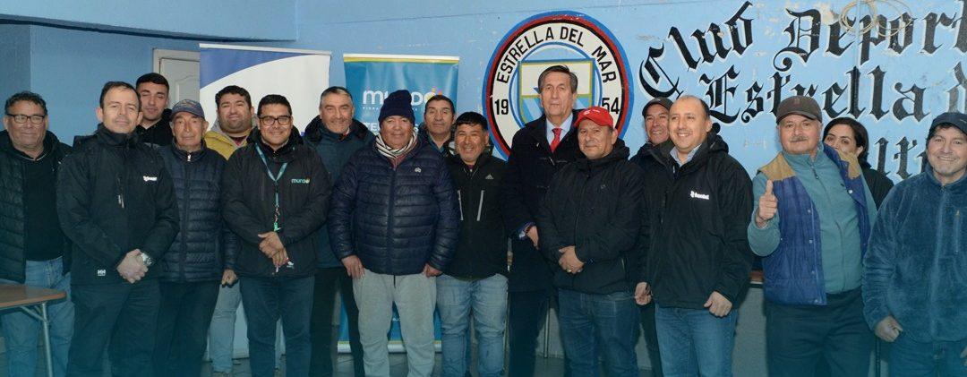 banner MUNDO conectó con la fibra más rápida de Latinoamérica a Club deportivo La Estrella de Mar en Lota