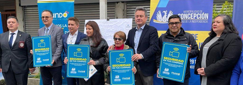 banner MUNDO entregó conectividad a cámaras de seguridad en galerías de Concepción