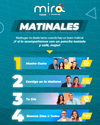 "MIRA": El rating de TV de MUNDO Telecomunicaciones 📺. - Mundo image 3