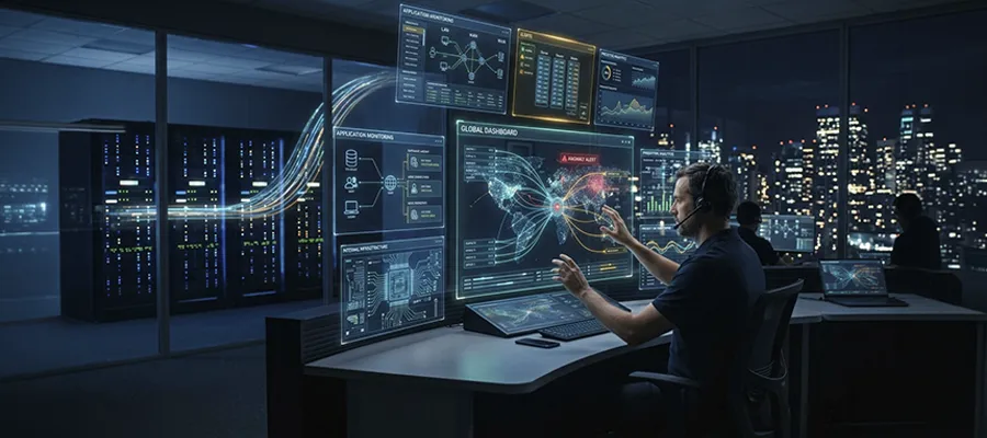 Monitoreo LAN, WAN, Servidores y Aplicaciones