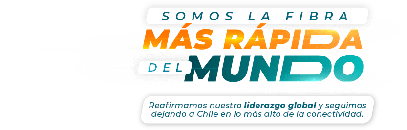 Somos la fibra más rápida del mundo