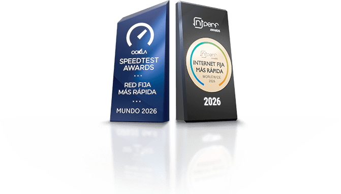 Premios Ookla Red fija más rápida - Nperf Internet Fija más rápida